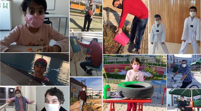 Engelli Çocuklar'dan Başkan Güder'e Moral