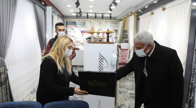 BAŞKAN GÜDER, FUZULİ CADDESİ ENSAFLARINI GEZDİ