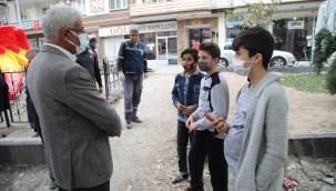 KORONA VİRÜSÜ YENEN BAŞKAN GÜDER GÖREVE BAŞLADI