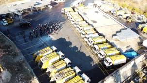 BATTALGAZİ BELEDİYESİ'NDEN PERSONELİNE YANGIN TATBİKATI