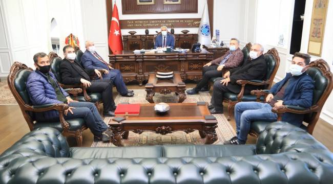 GAP GAZETECİLER BİRLİĞİ'NDEN BAŞKAN GÜDER'E ZİYARET