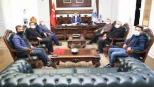 GAP GAZETECİLER BİRLİĞİ'NDEN BAŞKAN GÜDER'E ZİYARET