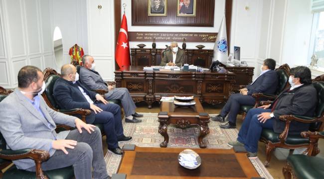 ZEYNEL ABİDİN TÜRBESİ KÜLTÜR VAKFI'NDAN BAŞKAN GÜDER'E ZİYARET