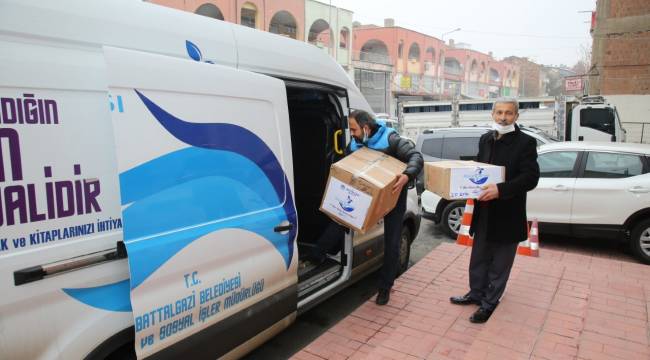 BATTALGAZİ BELEDİYESİ'NDEN TÜRKMEN DAĞI'NA YARDIM ELİ