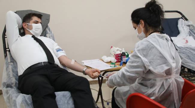 BATTALGAZİ BELEDİYESİ'NDEN TÜRK KIZILAYI'NA KAN DESTEĞİ