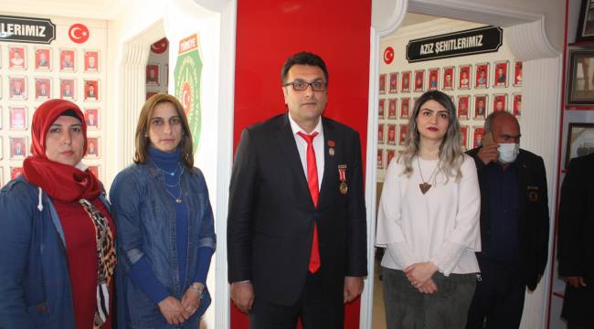 18 Mart Şehitleri anma Günü dolayısıyla Türkiye Harp Malulü Şehit Dul ve Yetimleri Derneği Malatya Şubesi 