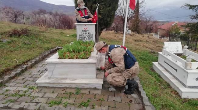 18 Mart Şehitleri Anma Günü kapsamında Aziz şehitlerimizin aileleri Malatya İl Jandarma Komutanlığı ekiplerince ziyaret edilmiştir
