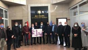 AKÇADAĞ DAYANIŞMA DERNEĞİ'NDEN BAŞKAN KAHVECİ'YE ZİYARET