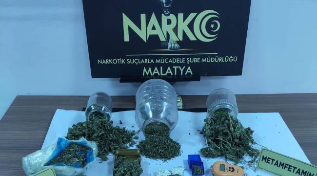 Narkotik Suçlarla Mücadele Şube Müdürlüğü görevlilerimizce yapılan iki ayrı çalışmada,