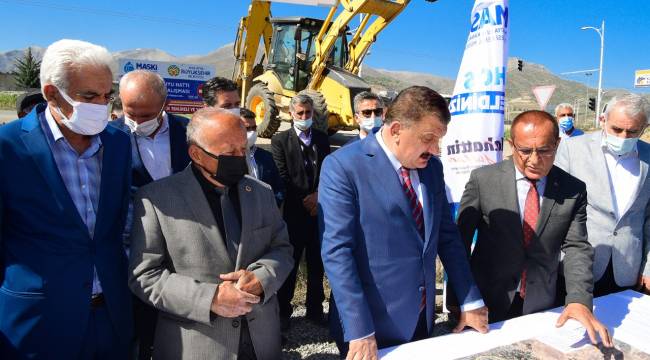 10 Mahalle 6 yerleşim yerini kapsayan Bağtepe Grubu İçmesuyu hattında çalışmalar devam ediyor