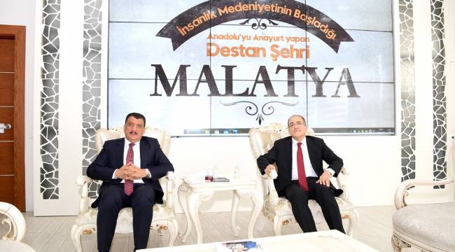 Başkan Gürkan'ı ziyaret eden Milli Savunma Bakan Yardımcısı Alpay,