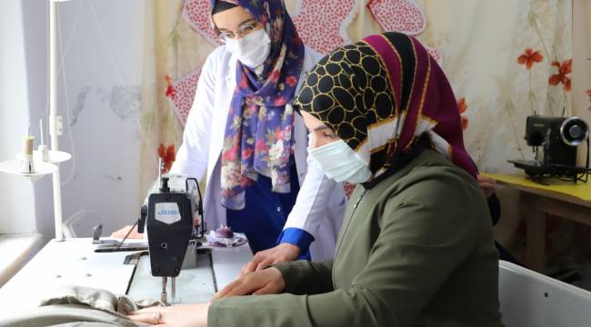 BATTALGAZİ'DE KADINLAR MESLEK ÖĞRENİYOR