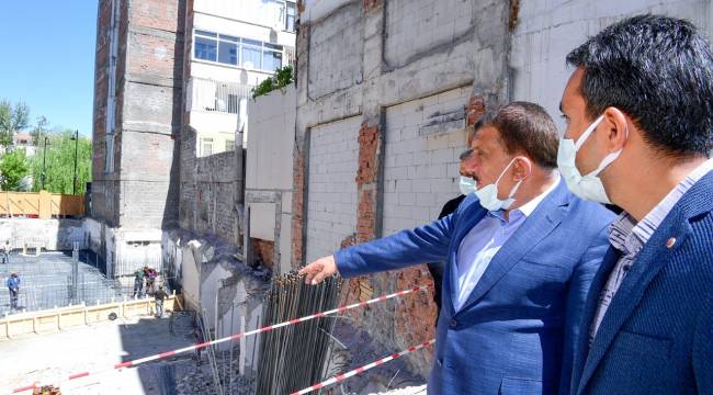 Eski Özel İdare Binası alanında yapılacak olan İş Merkezi Çalışmaları Başladı