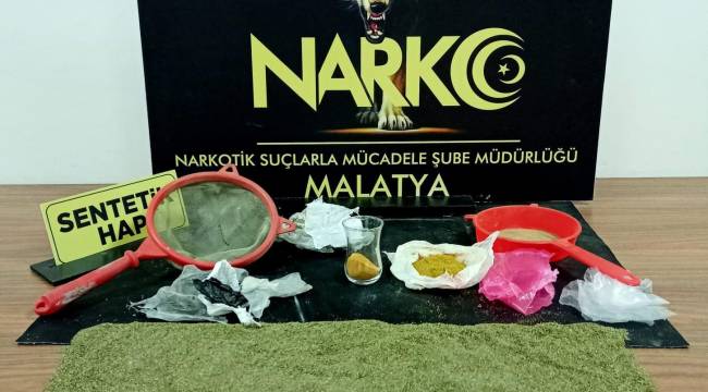 Narkotik Suçlarla Mücadele Şube Müdürlüğünce Yapılan Çalışmalarda