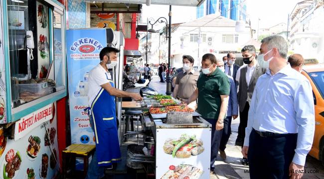 İNÖNÜ CADDESİ VE AKPINAR ESNAFLARINI ZİYARET EDEN BAŞKAN GÜRKAN HER ZAMAN ESNAFLARIMIZIN YANINDAYIZ