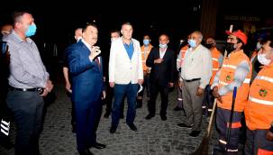 MALATYA BÜYÜKŞEHİR BELEDİYESİ EKİPLERİ 7/24 GÖREV BAŞINDA