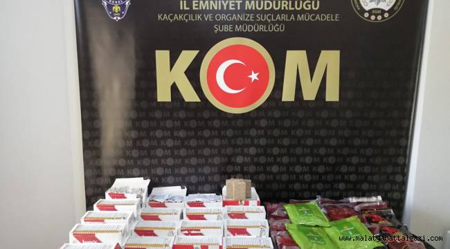 Malatya İl Emniyet Müdürlüğü KOM Şube Müdürlüğünce yapılan 3 ayrı çalışmada;