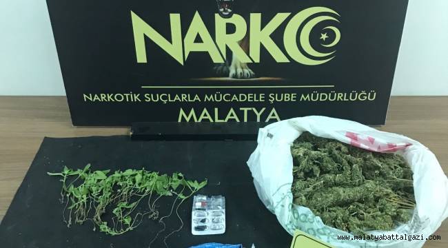  Narkotik Suçlarla Mücadele Şube Müdürlüğünce yapılan çalışmalarda ;