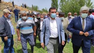 Şahnahanlıların sulama kanalı problemi çözüldü