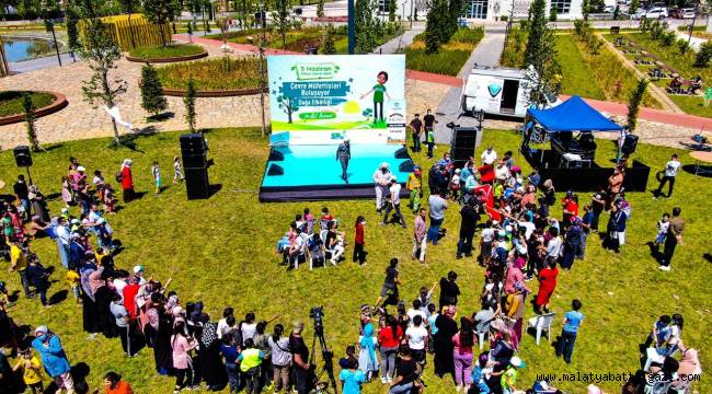 5 HAZİRAN DÜNYA ÇEVRE GÜNÜ MİLLET BAHÇESİ'NDE KUTLANDI