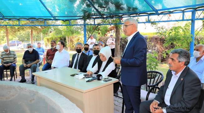 BAŞKAN GÜDER, "TEKSTİLKENT PROJESİ HATUNSUYU VE BÖLGENİN KADERİNİ DEĞİŞTİRECEK"