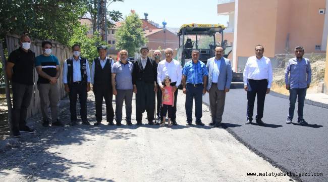  BATTALGAZİ BELEDİYESİ'NDEN 7 SOKAĞA 2 MİLYONLUK YATIRIM
