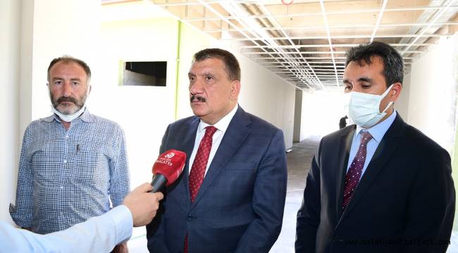 Malatya Büyükşehir Belediyesi Altay Kışlası'nda Çalışmalarına Devam Ediyor