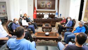 MGC'DEN BAŞKAN GÜDER'E İSTİŞARE ZİYARETİ