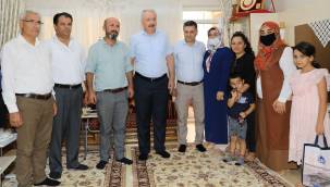 BAŞKAN GÜDER VE KAYMAKAM DURAN'DAN ANLAMLI ZİYARET