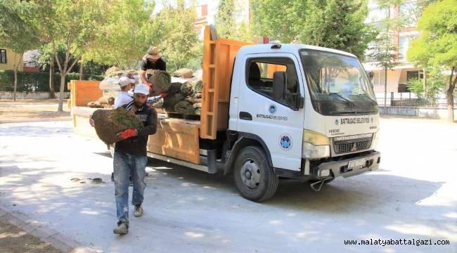 DAHA YEŞİL BİR BATTALGAZİ'NİN ÇALIŞMALARI SÜRÜYOR