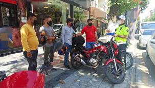 Motosikletli Kuryeleri Bilgilendirme Faaliyeti