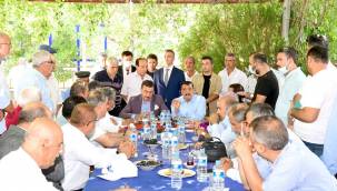 BAŞKAN GÜRKAN, FETHİYE MAHALLESİNİ ZİYARET ETTİ