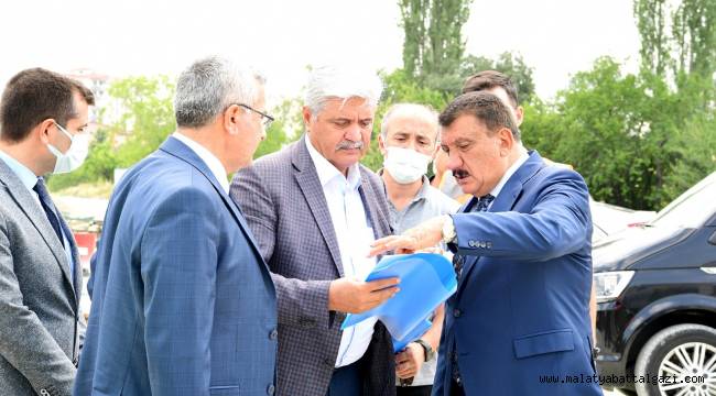 BAŞKAN GÜRKAN, HANIMINÇİFTLİĞİ-TAŞTEPE VİYADÜĞÜ ÇALIŞMALARINI İNCELEDİ