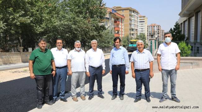  BATTALGAZİ BELEDİYESİ'NDEN ÇÖŞNÜK'E KONFORLU YOL HİZMETİ
