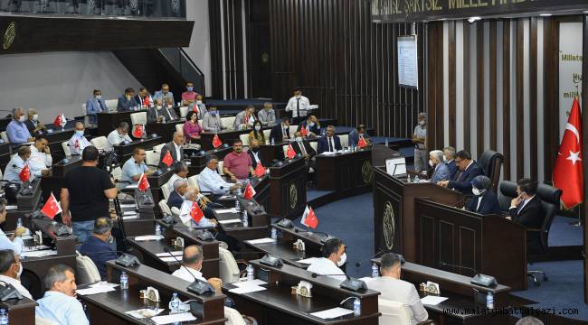 BÜYÜKŞEHİR BELEDİYESİ AĞUSTOS AYI MECLİS TOPLANTISI BAŞLADI