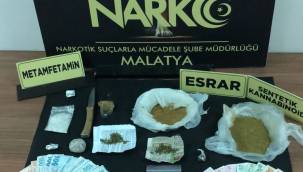  Narkotik Suçlarla Mücadele Şube Müdürlüğünce yapılan çalışmalarda ;