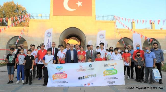 BAŞKAN GÜDER, KERVANSARAY'DAKİ SPOR ETKİNLİKLERİNE KATILDI