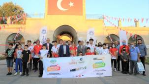 BAŞKAN GÜDER, KERVANSARAY'DAKİ SPOR ETKİNLİKLERİNE KATILDI