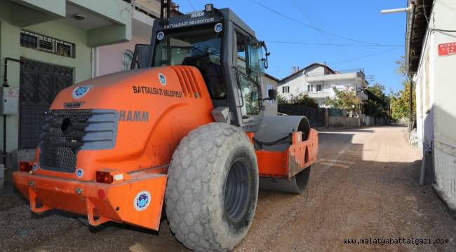 BATTALGAZİ BELEDİYESİ'NDEN 7 SOKAĞA 1.5 MİLYONLUK YATIRIM