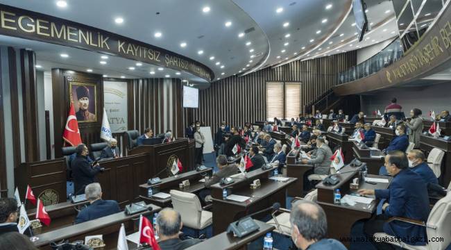 BÜYÜKŞEHİR BELEDİYE MECLİSİ 2022 YILI İLK TOPLANTISI YAPILDI