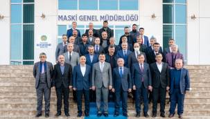 MASKİ Genel Müdürlüğü'nü ziyaret eden Başkan Gürkan: