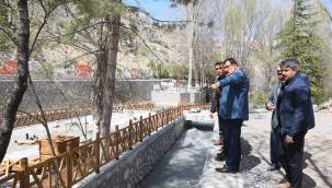 Çalışmaların Sürdüğü Horata Mesire Alanında İnceleme Yapan Başkan Gürkan