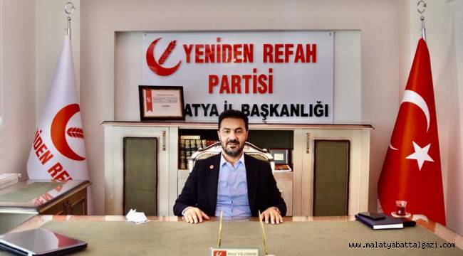 Yeniden Refah Partisi İl Başkanı Bilal Yıldırım 'dan Ramazan Bayramı Kutlama Mesajı