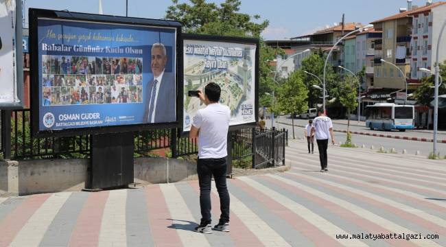 BATTALGAZİ BELEDİYESİ'NDEN BABALAR GÜNÜ İÇİN JEST