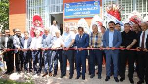 BATTALGAZİ'DEKİ MUHTAR EVİ HİZMETE GİRDİ