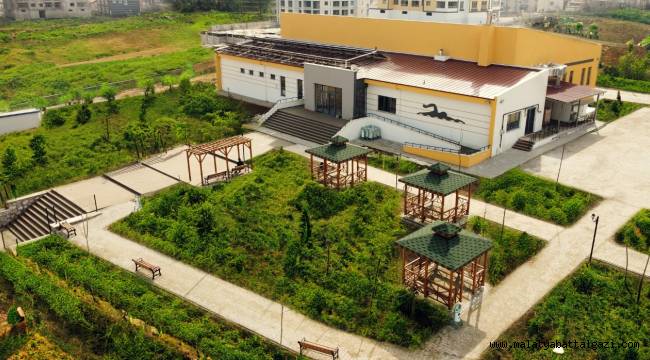 BATTALGAZİ'DEKİ YARI OLİMPİK HAVUZ AÇILIŞ İÇİN GÜN SAYIYOR