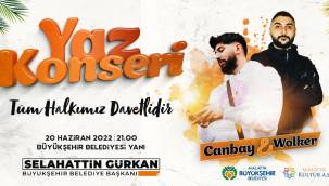 Büyükşehir Belediyesinden Yaz Konseri