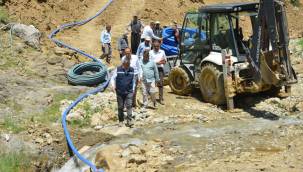 GÖVDELİ'NİN İÇME SUYU SORUNU ÇÖZÜLÜYOR