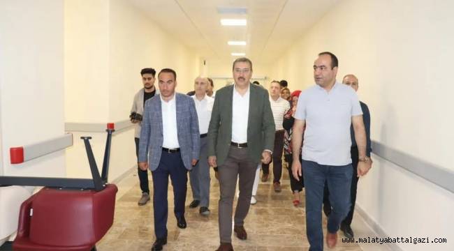 Tüfenkci'den Yapımı Tamamlanan Battalgazi Devlet Hastanesine Ziyaret