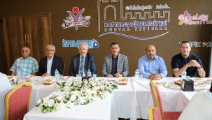 BATTALGAZİ'DE KAYMAKAM DURAN'A VEDA YEMEĞİ